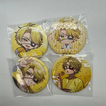 컬러풀피치 타츠운 캔뱃지 4개 세트