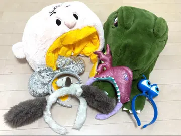 새상품급 USJ&TDR 캐릭터 머리띠 6개 세트