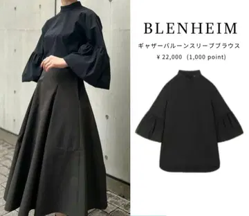 브렌헤임 벌룬 슬리브 블라우스 엠프리미어 Heve