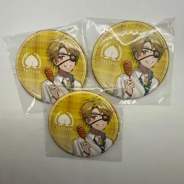 컬러풀 피치 타츠 군 훼미리마트 캔뱃지 3개 세트