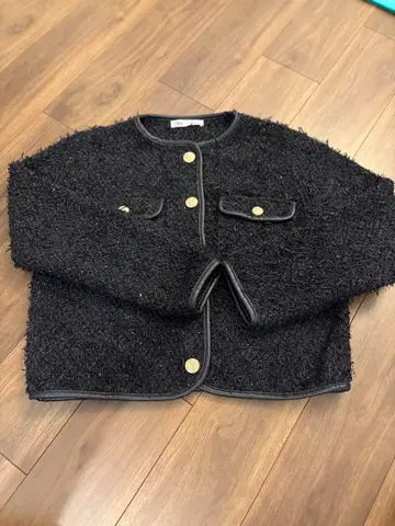 ZARA 노카라 자켓 블랙 L