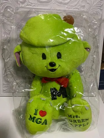 미개봉 새상품 메멜 봉제 인형 미세스 그린애플