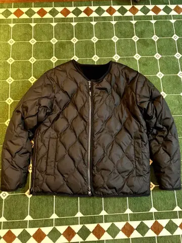 TAION 다운 자켓 리버서블 플리스 L R104BML-1 블랙