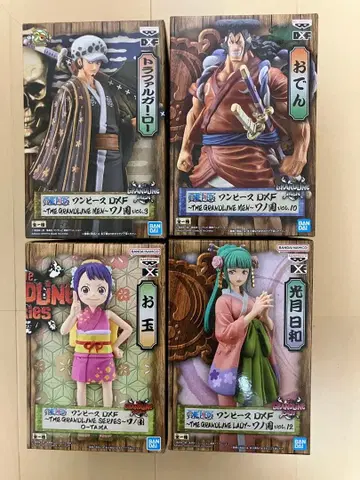원피스 DXF 와노쿠니 피규어 세트 오뎅 로 오타마 코즈키 히요리