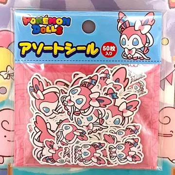 포켓몬 닌피아 모듬 씰 플레이크 이브이 컬렉션 인형들