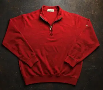 90년대 산타페 하프 지퍼 얇은 소재 니트 L 사이즈 일본제