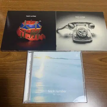 back number CD 3장 세트
