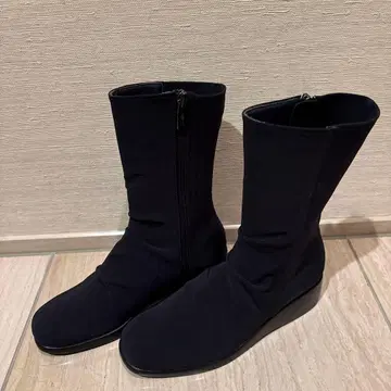 토끼 부츠 블랙