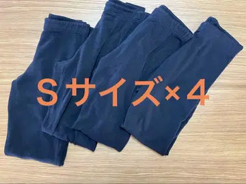 [ 4장 세트 ] 히트텍 울트라 웜 레깅스 초극난 S 블랙