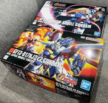 [ 미개봉 새상품 ] HG 1/144 갓건담 & 노벨 건담 세트