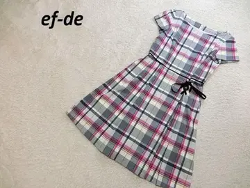 컨디션 최상 ef-de 에프데 청순 스트레치 원피스 그레이 계열 9