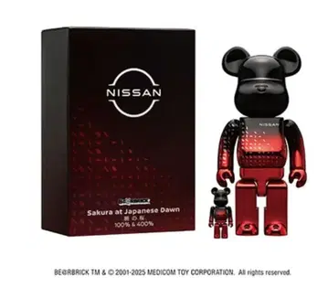 닛산과 BE@RBRICK, 2025년 한정판 콜라보 아이템 [새벽 벚꽃]