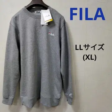 [새상품] FILA 휠라 맨투맨 트레이닝복 심플 속기모 그레이