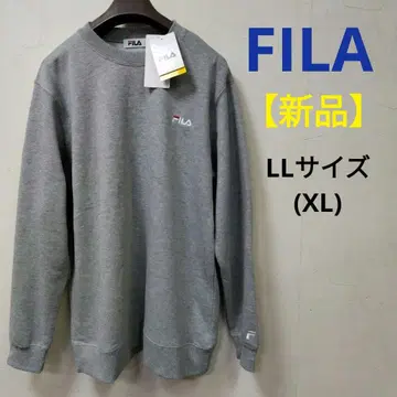 [새상품] FILA 휠라 맨투맨 트레이닝복 심플 속기모 그레이