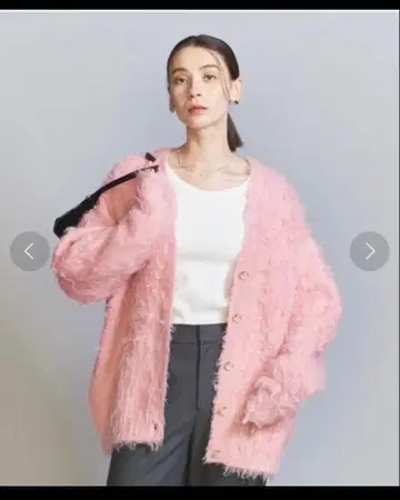 BEAUTY&YOUTH 핑크 가디건