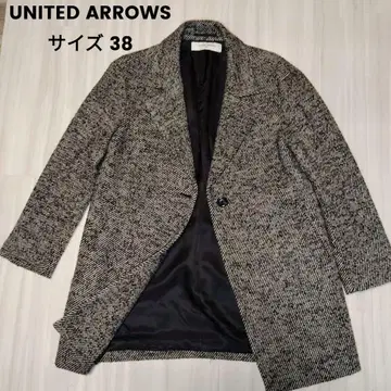 UNITED ARROWS 헤링본 체스터 코트 사이즈 38