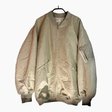 플라주 블루종 MA-1 집업 자켓 베이지 계열 38