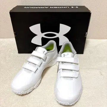 새상품 미사용 언더아머 트레이닝 슈즈 화이트 29.0 트레이닝화