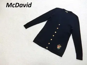 맥다비드 골드 버튼 니트 자켓 가디건 네이비 40