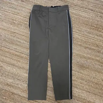 [ 즉시 발송 가능! ] KNOTT 크롭 사이드 라인 슬랙스 사이즈 0