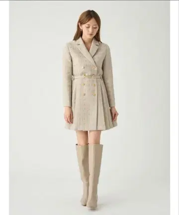 SNIDEL [ WEB 한정 컬러 ] 자켓 미니 원피스