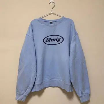 Mmlg 맨투맨 트레이닝복 스카이블루