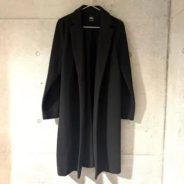 ZARA 블랙 체스터 코트 L