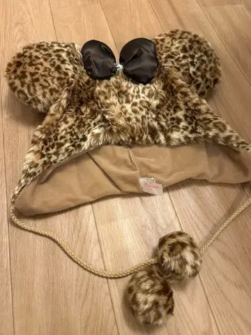 재인하 디즈니랜드 시 Disney 레오파드 무늬 미키 캡