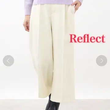 리플렉트 와이드 크롭 팬츠