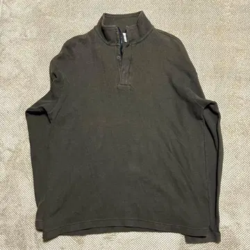 캘빈 클라인 다크 그레이 하프 지퍼 트레이닝복 S 사이즈