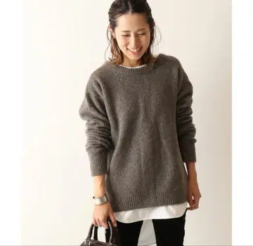 프레임워크 모코모코 2way 가디건 크루넥 니트