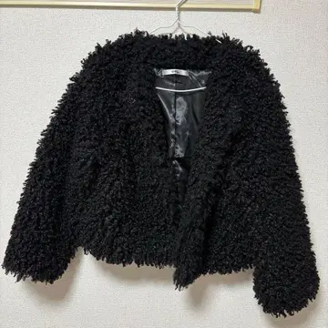 GRL 푸들 코트 블랙 새상품급