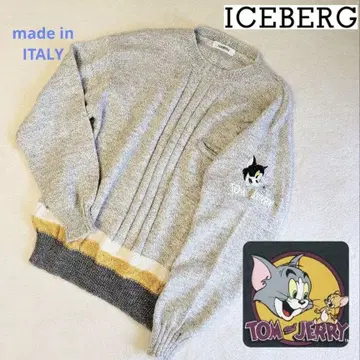 ICEBERG 아이스버그 이탈리아제 톰과 제리 울 니트