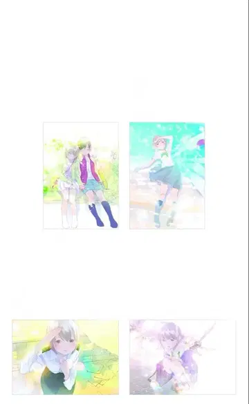 최종병기 그녀 원화전 클리어 포스터 x 4