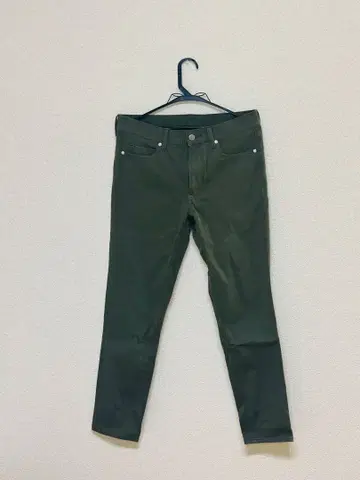 THE SHOP TK 카키 슬림핏 치노 팬츠 M