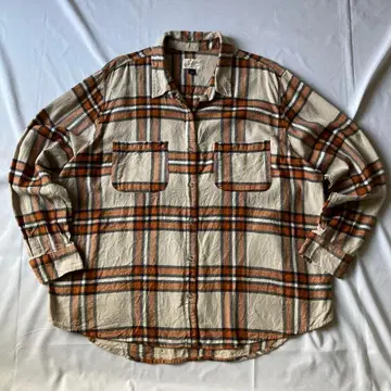 레어 00s 체크 셔츠 그런지 Y2K 헤이세이 인기 디자인 구제 의류