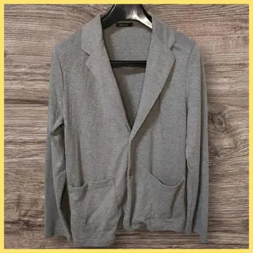 메루카리 택배 즉시 구매 OK 테일러드 자켓 L 그레이 GENELESS