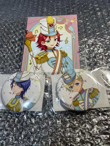 프리파라 마루쿠지 WITH 코요이 쇼 쇼고 아사히 캔뱃지 브로마이드