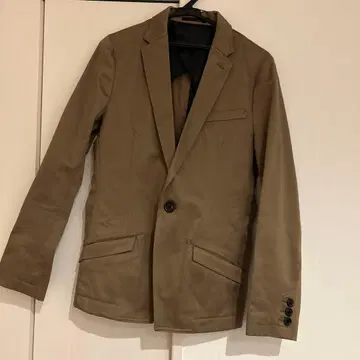 하자품 BOYCOTT 카키색 테일러드 자켓 싱글 버튼 L