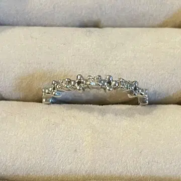 쿠미쿄쿠 KUMIKYOKU 화이트 골드 다이아몬드 반지