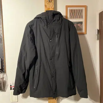 nisica 블랙 후드 부착 자켓