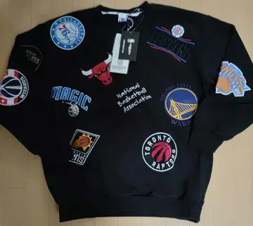 프릭스스토어 x NBA 맨투맨 트레이닝복 블랙 M