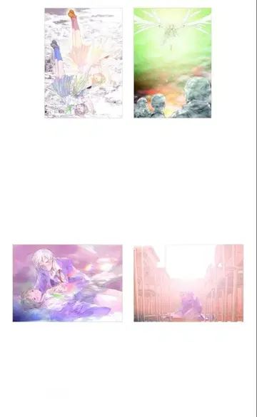 최종병기 그녀 원화전 클리어 포스터 x 4