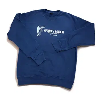 SPORTY & RICH 네이비 트레이닝복