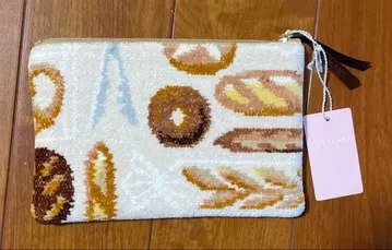 [ FEILER ] 새상품 라브러리 베이커리 플랫 파우치