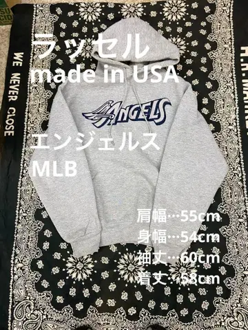 초레어 러셀 made in USA MLB 엔젤스 후드티