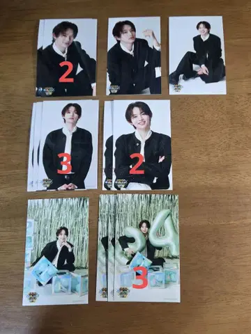 아카시 리쿠 바 이벤트 미니 브로마이드 블랙 의상 13점