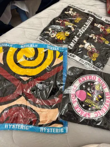 HYSTERIC 캐릭터 타월 3개 세트