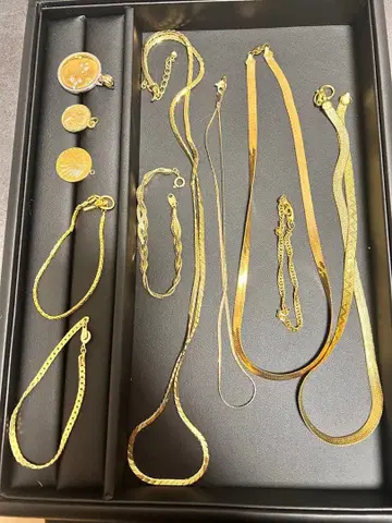 생전 정리 액세서리 골드 목걸이 팔찌 코인