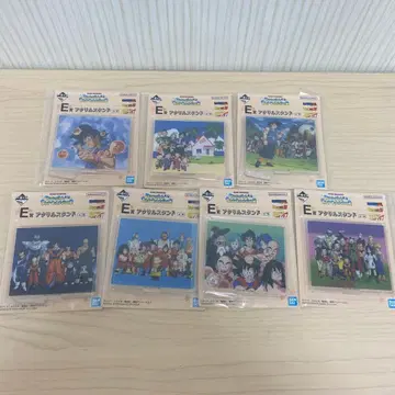 제일복권 드래곤볼 E상 아크릴 스탠드 풀컴프 세트